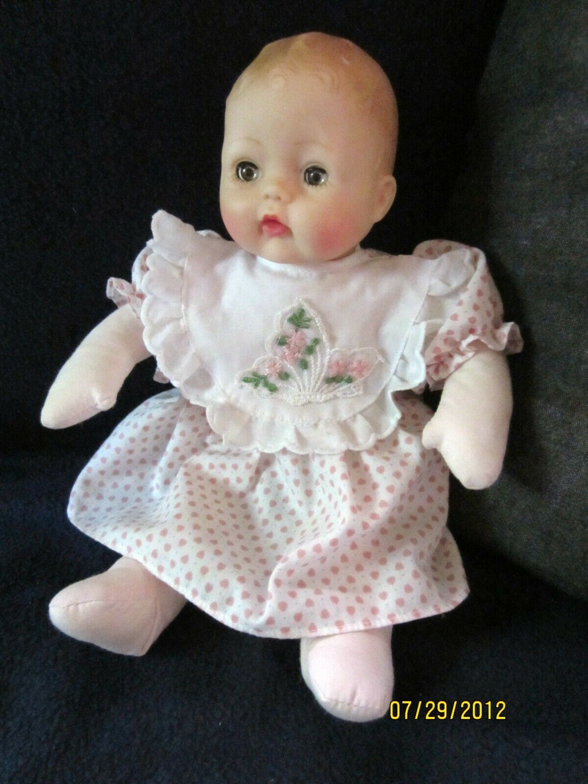 Madame Alexander Vintage 1977 Baby Huggums 12" Squeaker Baby Doll