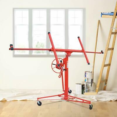 11ft Drywall Panel Hoist Dry Wall Rolling Caster Lifter Construction Tool Dw11